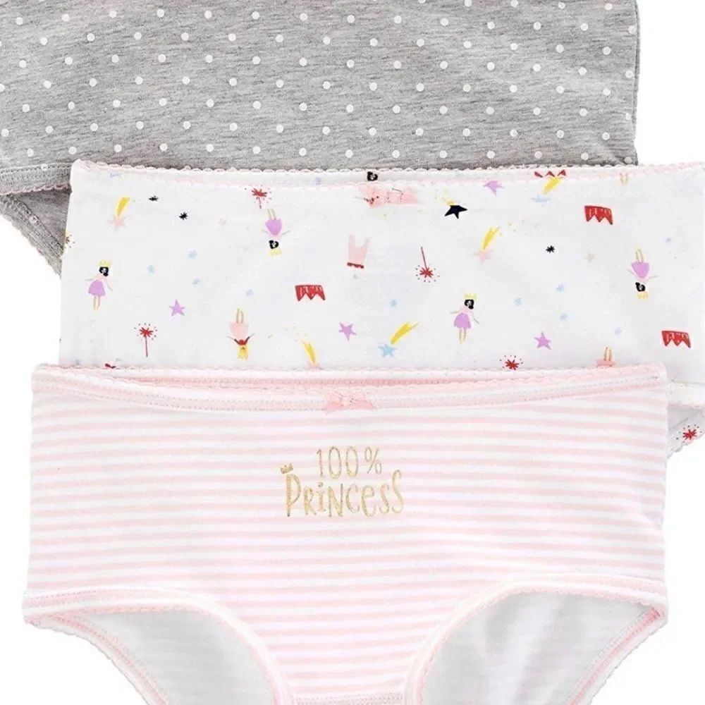 Carter’s Little Girls 2/3 Three Pack Undies Tag Free - Picture 3 of 3